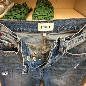 Pistola Blue Distressed Jeans